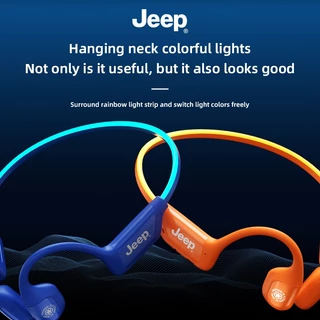 Jeep EC025 หูฟังบลูทูธ 5.4 IPX8 กันน้ํา ว่ายน้ํา หูฟัง Bone Conduction เครื่องเล่น MP3 ขนาด8GB พร้อมไฟ LED