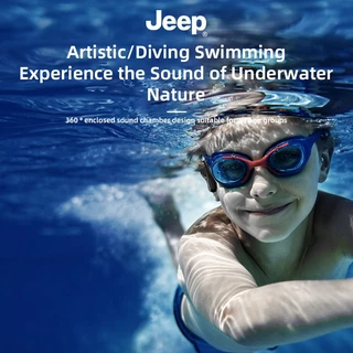 Jeep EC025 หูฟังบลูทูธ 5.4 IPX8 กันน้ํา ว่ายน้ํา หูฟัง Bone Conduction เครื่องเล่น MP3 ขนาด8GB พร้อมไฟ LED