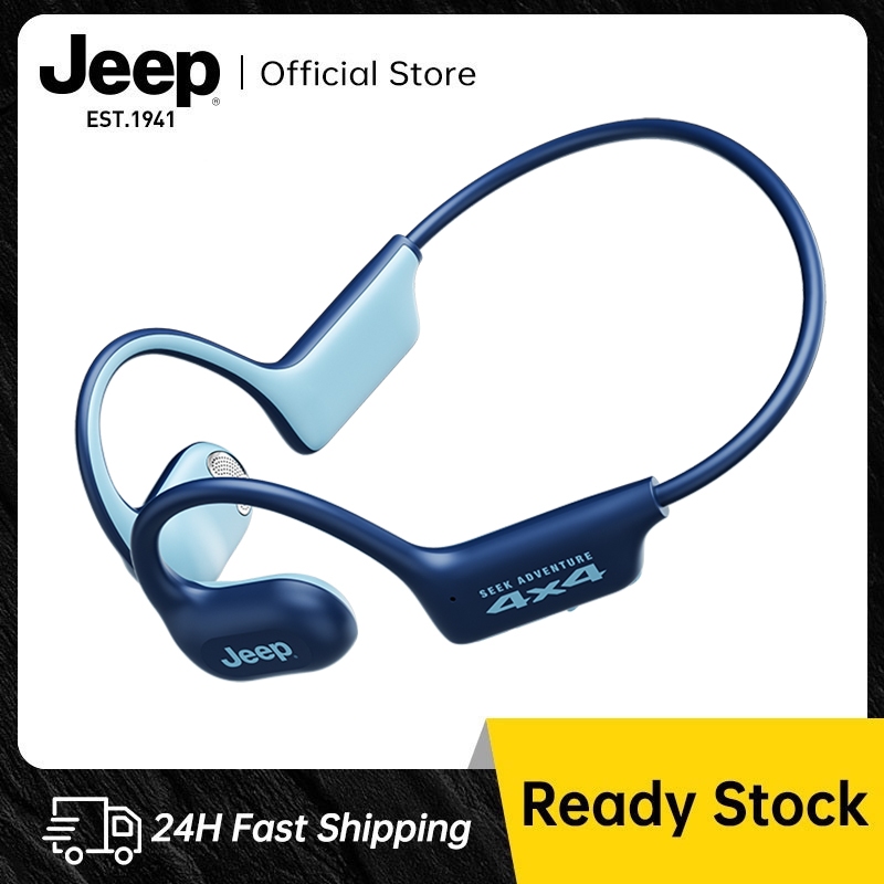 Jeep EC027 หูฟัง Bone Conduction IPX5กันน้ํา หูฟังกีฬา 4GB ในตัว HD Calls หูฟังบลูทูธ 5.4