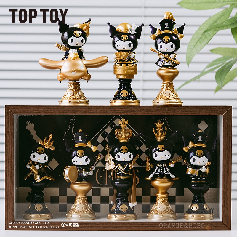 Toptoy Sanrio Kuromi Chess Series รูป Mystery Box ของเล่นอินเทรนด์เดสก์ท็อปตกแต่ง