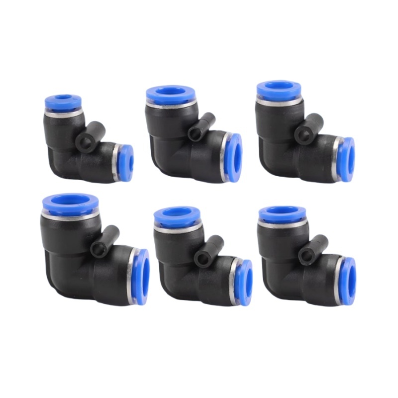 SYH221PCS PEG6-4 PEG8-4 PEG8-6 PEG10-6 PEG10-8 PEG12-10 Pneumatic Fitting ลด Unequ Tee T ประเภท 3-Wa