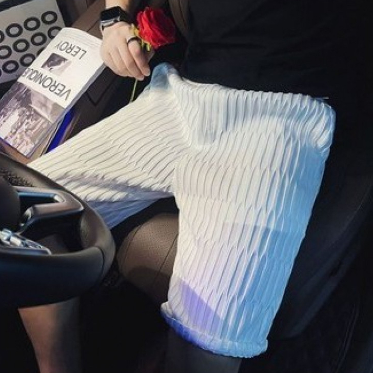 กางเกงขาสั้นขาสั้น กางเกงขาสั้นลําลองผู้ชาย 3D Bumpy Fish Pattern กางเกงขาสั้นลําลองผู้ชายเกาหลี