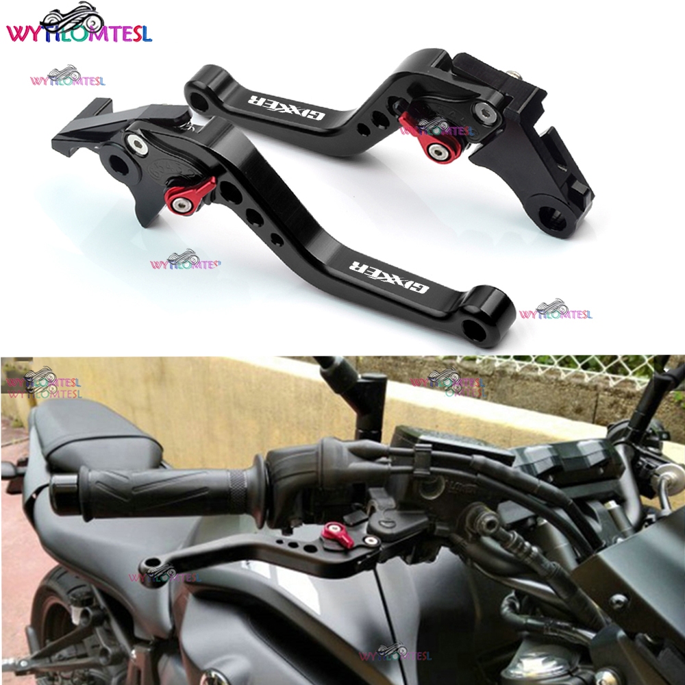 สําหรับ Suzuki GIXXER 150/155 GIXXER 150 Fi รถจักรยานยนต์ CNC อลูมิเนียมสั้นคลัทช์เบรคแบบปรับได้
