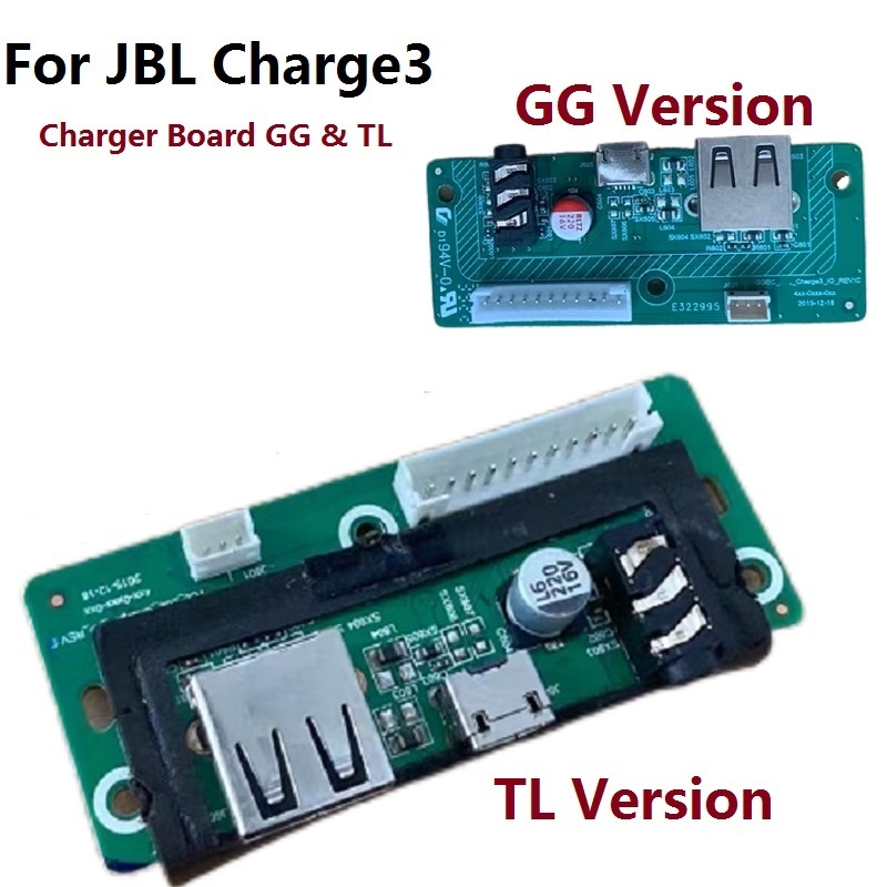 ส่วน PCB ใหม่สําหรับ JBL Charge3 GG & TL ลําโพงบลูทูธเปลี่ยน Micro USB ชาร์จพอร์ต USB 2.0 charger board