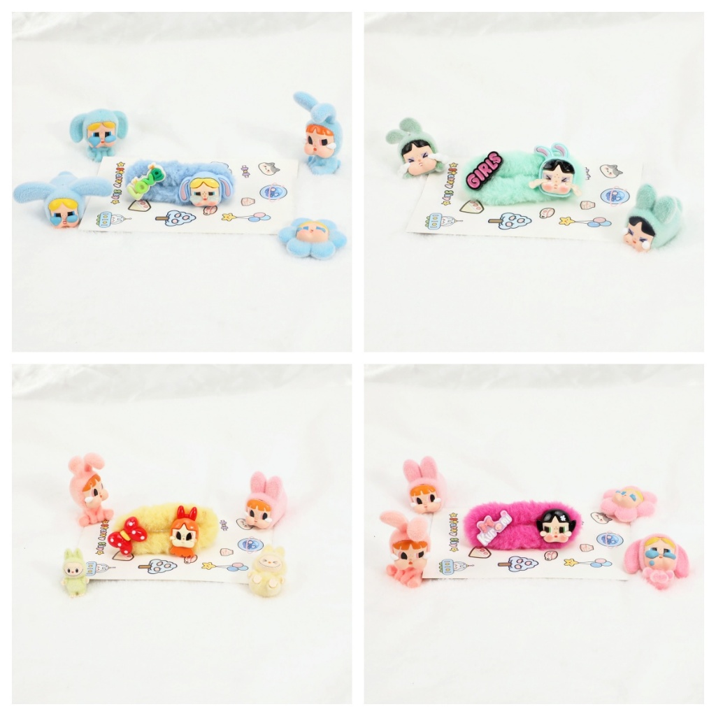 คลิปด้านข้างเครื่องประดับผมเด็กคลิป Bangs Barrettes การ์ตูนตุ๊กตาเป็ด Billed สาวหวาน Crybaby น่ารัก