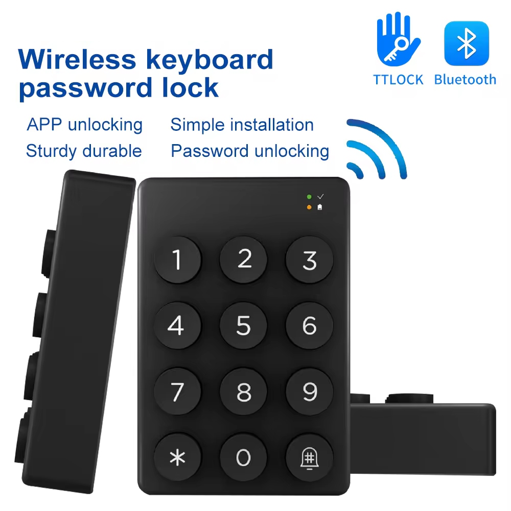 Ttlock ปุ่มกดดิจิตอลไร้สายสําหรับงานควบคุมการเข้าถึงพร้อมสายไฟฟรี ttlock App บลูทูธอุปกรณ์อัจฉริยะลา