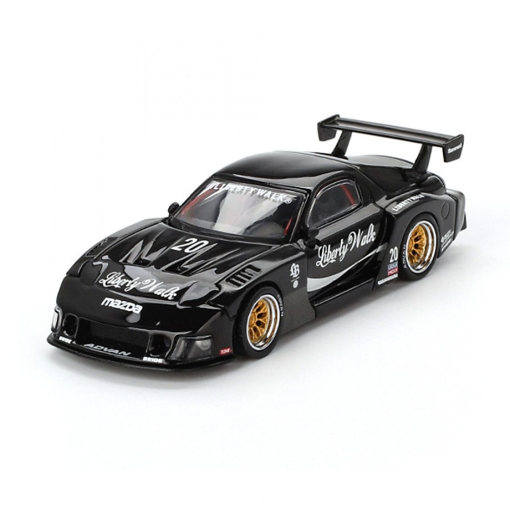 Mini GT MGT00785 785 1/64 Mazda RX-7 LB-Super Silhouette Liberty Walk Black LHD RHD BL Diecast Scale