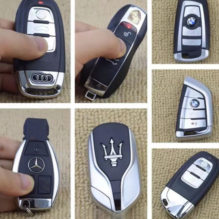 BMW Mercedes-Benz Land Rover Porsche Ferrari กุญแจรถหรูทุกชนิด เปลี่ยนรถเดิมสะสม Ha Haoche Key Model