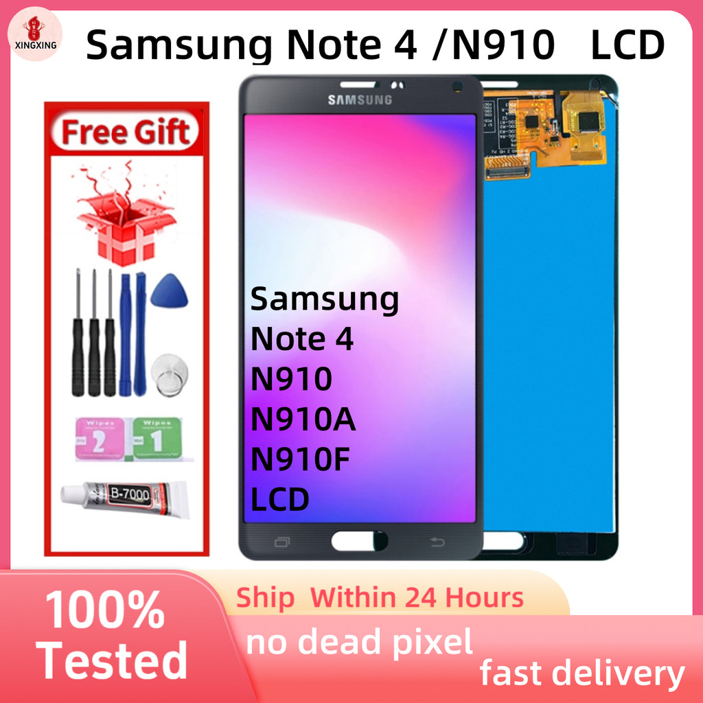 สําหรับ Samsung Note 4 N910 N910A N910F จอแสดงผล LCD Touch Screen Digitizer Assembly