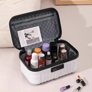 Turqgast กระเป๋าเก็บเครื่องสําอางแบบพกพาขนาด 18 นิ้วกล่องเครื่องมือขนาดเล็ก 16 นิ้ว 17 นิ้ว