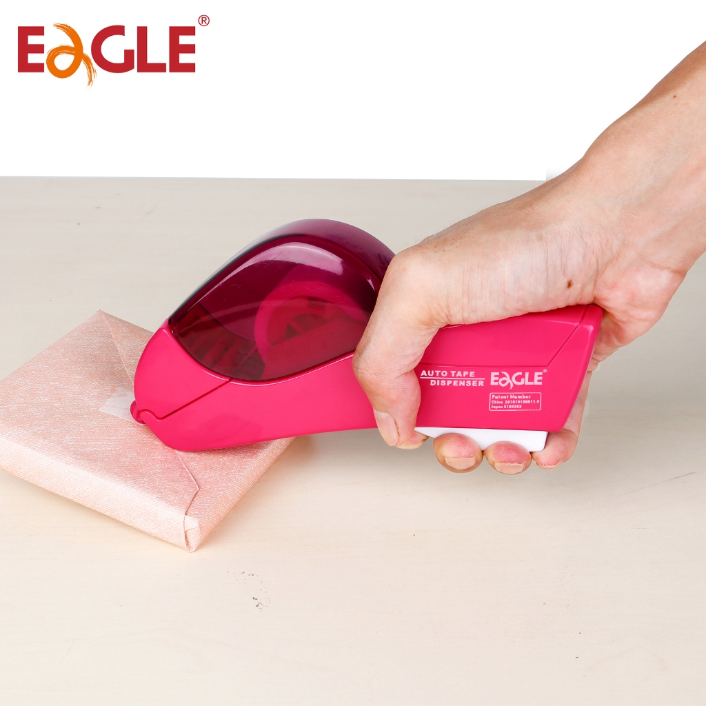EAGLE Auto Tape Dispenser เครื่องจ่ายเทปมาพร้อมกับม้วนเทปฟรีสองม้วน สำหรับบรรจุของขวัญ