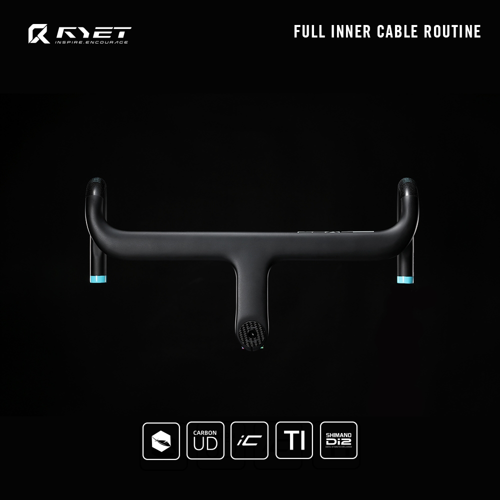 สต็อกพร้อม! LEXON VARO-1 365g Carbon Road Handlebar Full Hidden Cable 28.6mm 31.8mm OD2 Steer UD Car