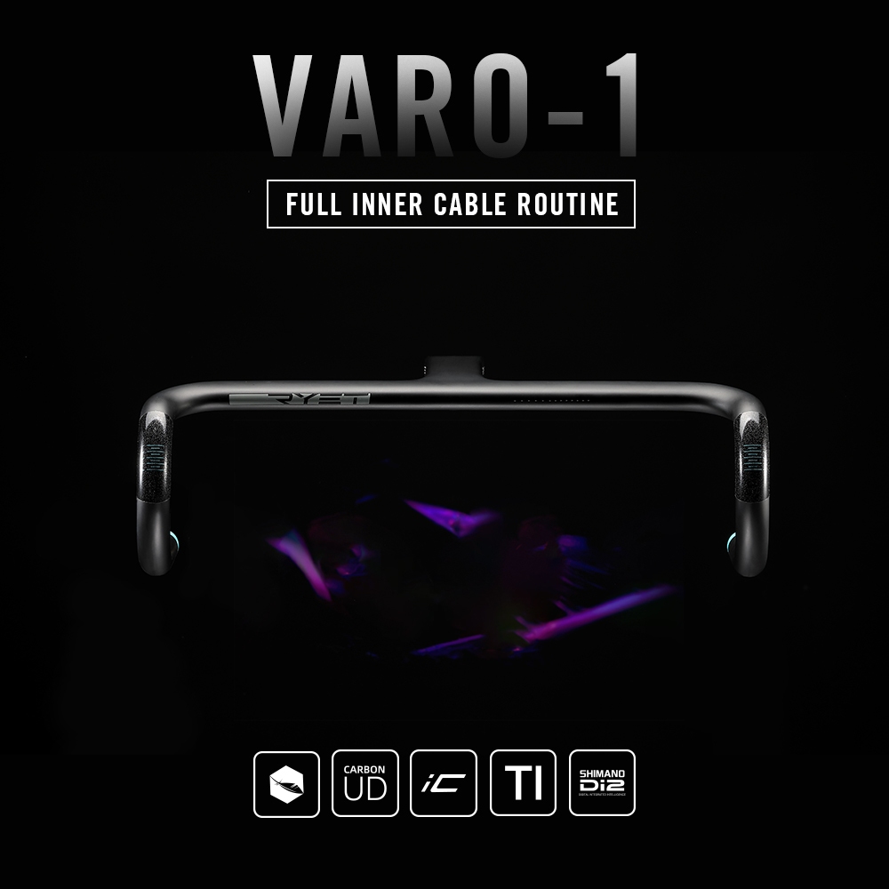 สต็อกพร้อม! LEXON VARO-1 Carbon Road Handlebar Full Hidden Cable, 28.6mm Steerer UD Carbon 365g Drop