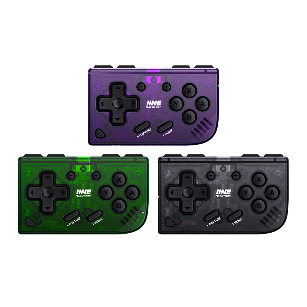 Iine Mini Retro Ananke controller/ ฟังก์ชั่นเทอร์โบและจอยสติ๊กแบบถอดเปลี่ยนได้และคอนโทรลเลอร์ D-pad และหลายแพลตฟอร์มและปุ่ม ZL และ ZR