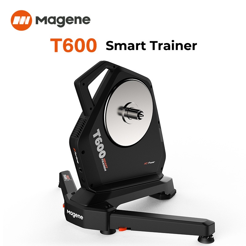 Magene T600 เทรนเนอร์จักรยานอัจฉริยะแม่เหล็กถาวรมอเตอร์ซิงโครนัส 1%Accuracy BLE Wi-Fi ANT + Ethernet