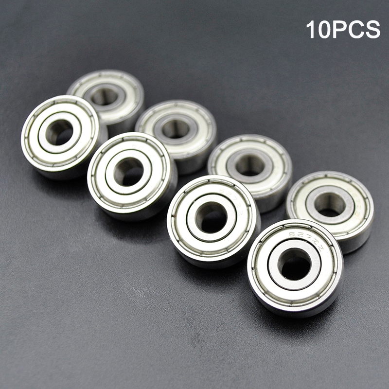 10 ชิ้น 607ZZ 7*19*6 มม.แบริ่งบอลร่องลึก 607 2Z ZZ DDU เส้นผ่านศูนย์กลางภายใน 7 มม. Bore Chrome Stee