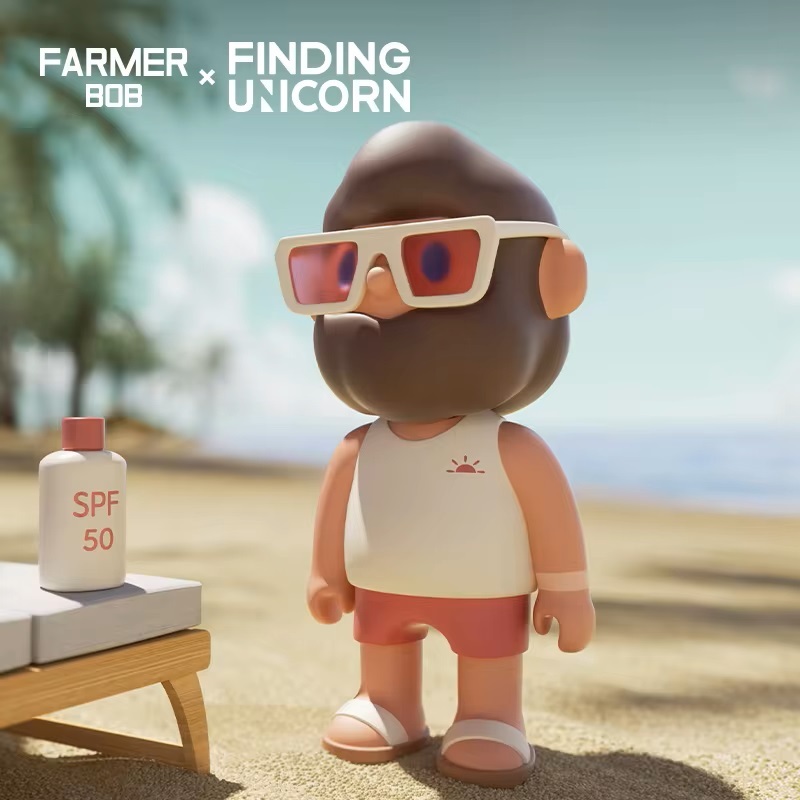 FINDING UNICORN FARMER BOB Island Series Blind Box（Single Box 1Pc）