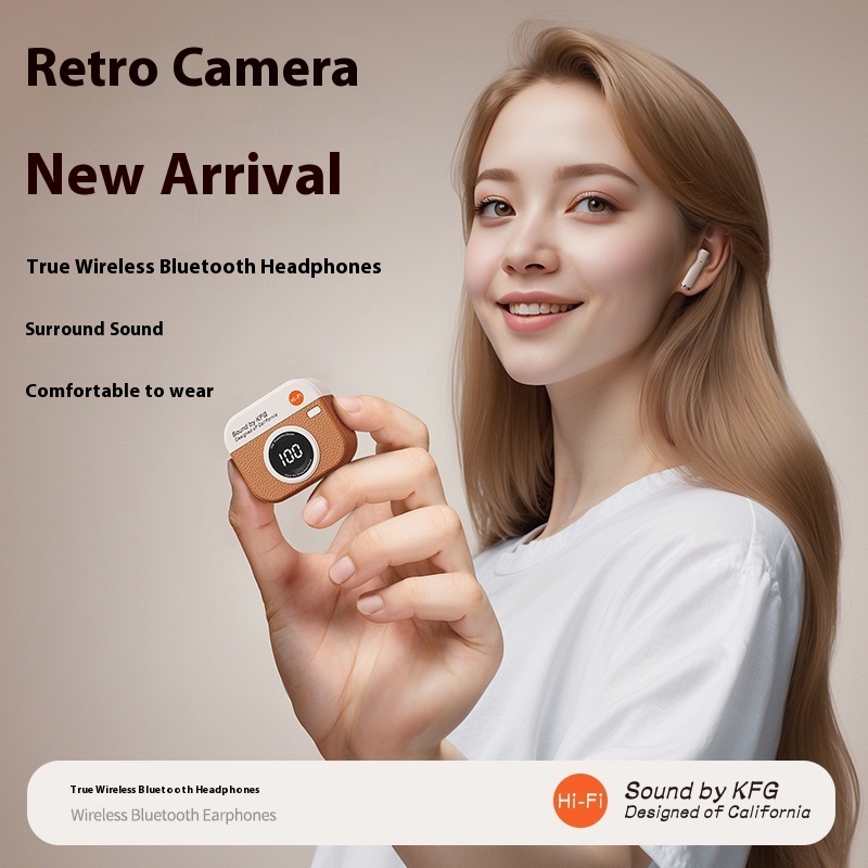 Tzuzl TWS หูฟังบลูทูธไร้สายที่แท้จริงหูฟังชนิดใส่ในหู ENC หูฟังตัดเสียงรบกวนพร้อมหูฟังบลูทูธหน้าจอ LED ควบคุมแบบสัมผัส