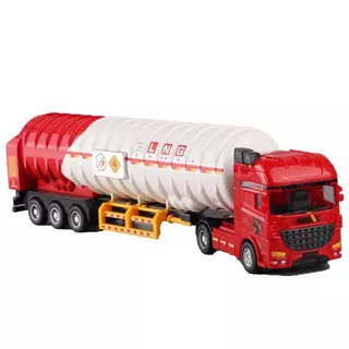 Baby City Big Truck Trailer รุ่นเด็กขนาดใหญ่ Inertial รถของเล่นที่ถอดออกได้หัววิศวกรรม Transporter Boy