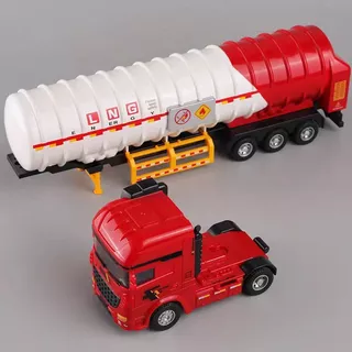 Baby City Big Truck Trailer รุ่นเด็กขนาดใหญ่ Inertial รถของเล่นที่ถอดออกได้หัววิศวกรรม Transporter Boy