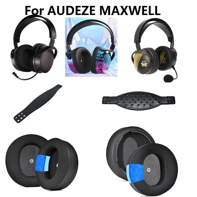 Cooling Gel แผ่นรองหูฟังสําหรับ Audeze Maxwell,Maxwell XBOX PS5 หูฟังทดแทนสําหรับหูขนาดใหญ่ Earmuffs