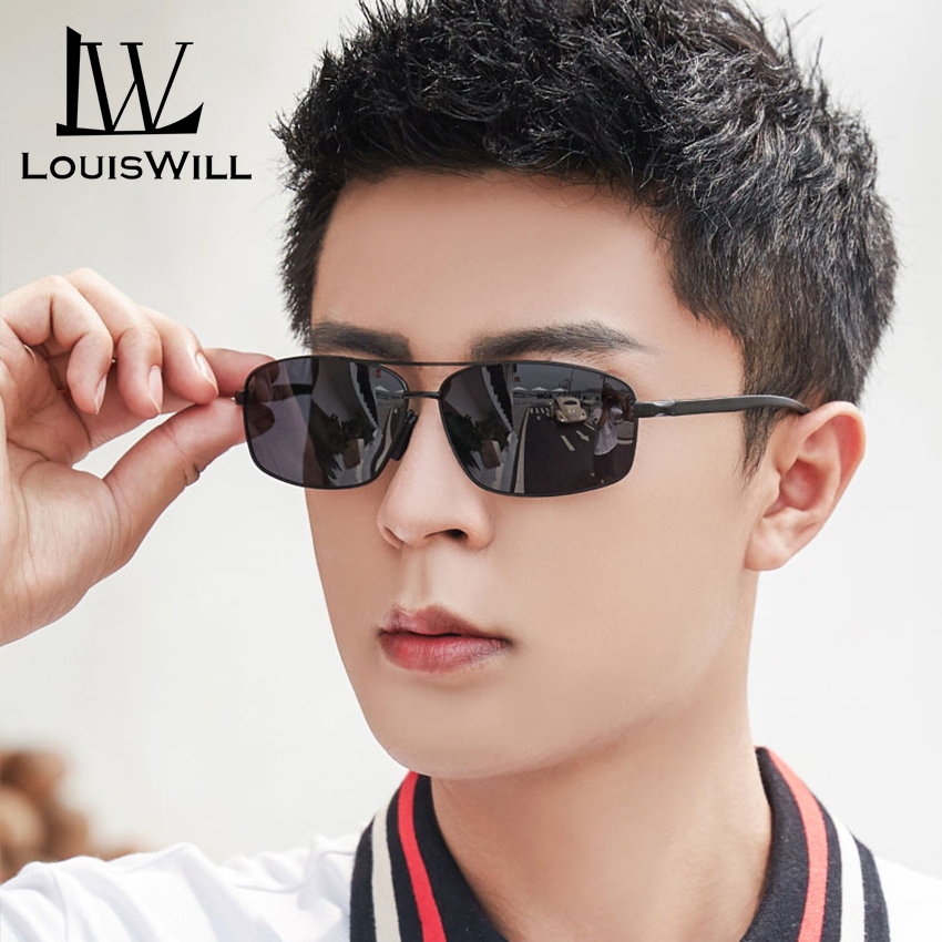 Louiswill ผู้ชายแฟชั่นแว่นตากันแดดโพลาไรซ์เปลี่ยนสีอัตโนมัติขับรถแว่นตากีฬา Dual-ใช้ HD อ่านแว่นกันแดดแบบโฟโตโครมิก