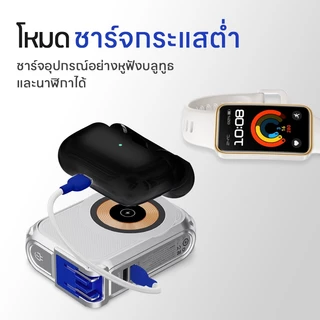 [CCC Mark] UNEED Powerbank Fast Charge พาวเวอร์แบงค์ 20000/30000mAh Magnetic พาวเวอร์แบงค์ชาร์จเร็ว PD35W ถอดสายชาร์จไฟ LED Display 2 ปี รุ่นกล่องของขวัญ