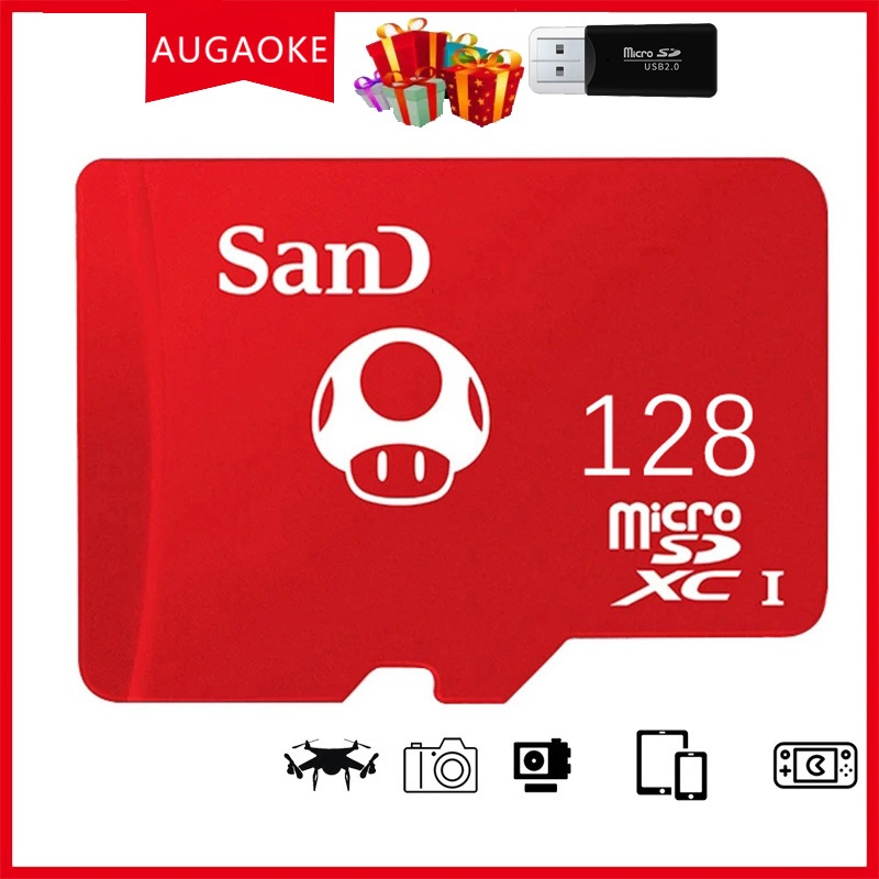 San * Disk Mini SD การ์ดหน่วยความจํา 1TB, 512GB Classe 10 การ์ด MicroTF ความเร็วสูง 32GGB, 256GB, 128GB, 64GB, เหมาะสําหรับโทรศัพท์มือถือ, คอมพิวเตอร์, กล้องวงจรปิด, เครื่องบันทึกการขับขี่