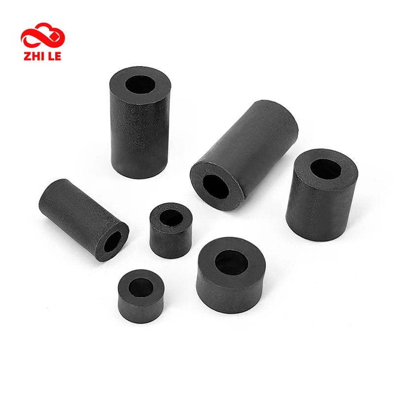 พลาสติกไนลอนสีดํา universal Round Standoff ล้อ Spacer บุช