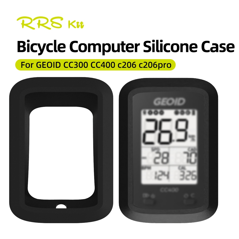 Rrskit เคสซิลิโคน ป้องกันเครื่องวัดความเร็ว GPS สําหรับ GEOID CC300 CC400 Stopwatch Magene C206 C206