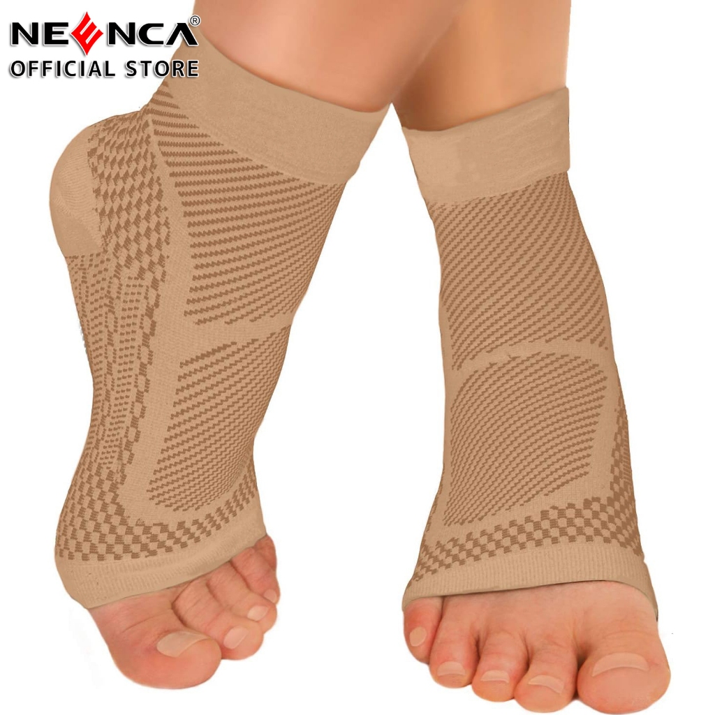 ปลอกรัดข้อเท้า NEANCA - บรรเทาอาการ Achilles Tendonitis ปวดข้อ ถุงเท้า Plantar Fasciitis พร้อมการสนับสนุนอุ้งเท้าเท้า ลดอาการบวมและปวดส้นเท้า การบาดเจ็บการกู้คืน f