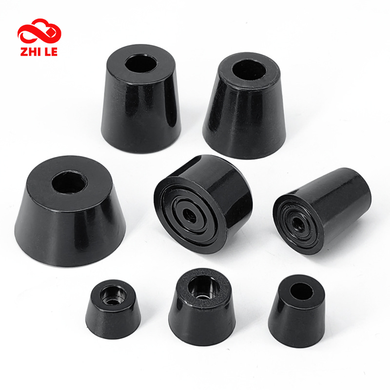 สีดําเฟอร์นิเจอร์ยาง Stopper Anti slip ฟุต Pad ชั้นป้องกันเบาะ Anti slip Shock Protection non slip ยางเท้า Mat