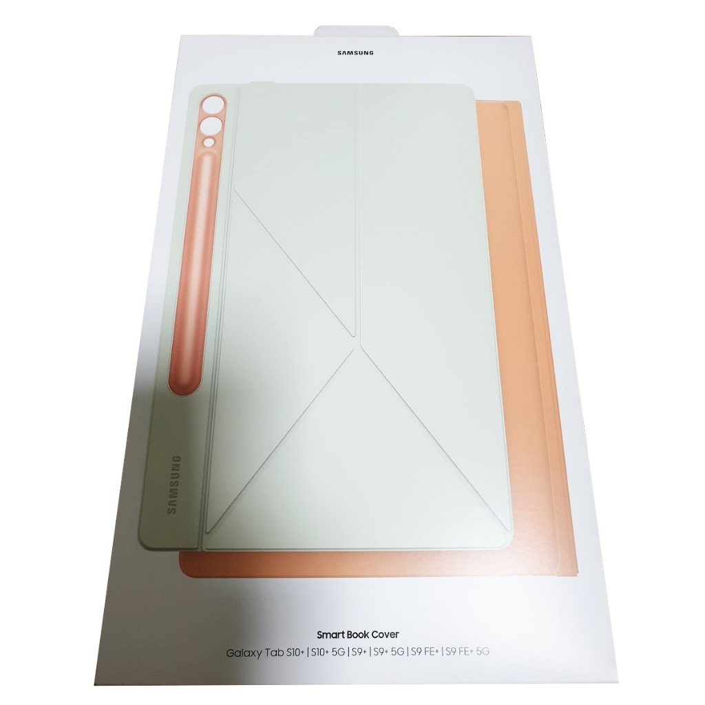 Samsung Galaxy Tab S10+ / S9 FE+ / S9+ Smart Book Cover (Orange), EF-BX810POEGWW