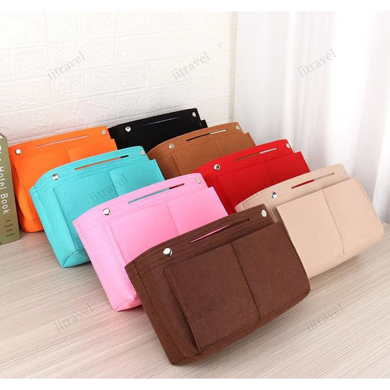 กระเป๋าจัดระเบียบ อุปกรณ์เสริม สําหรับ Longchamp Series กระเป๋าด้านในองค์กรสักหลาดแบบพกพาสําหรับ