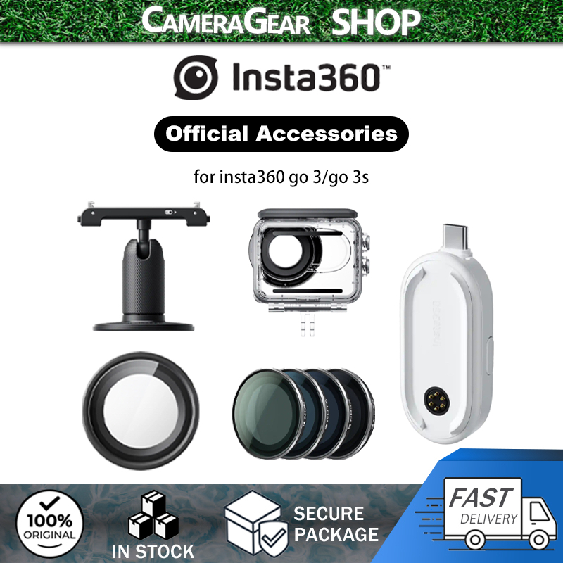 Insta360 GO 3/GO 3S Accessories（Quick Reader/Pivot Stand/Pocket Flexi Mount/Quick Release Mount）