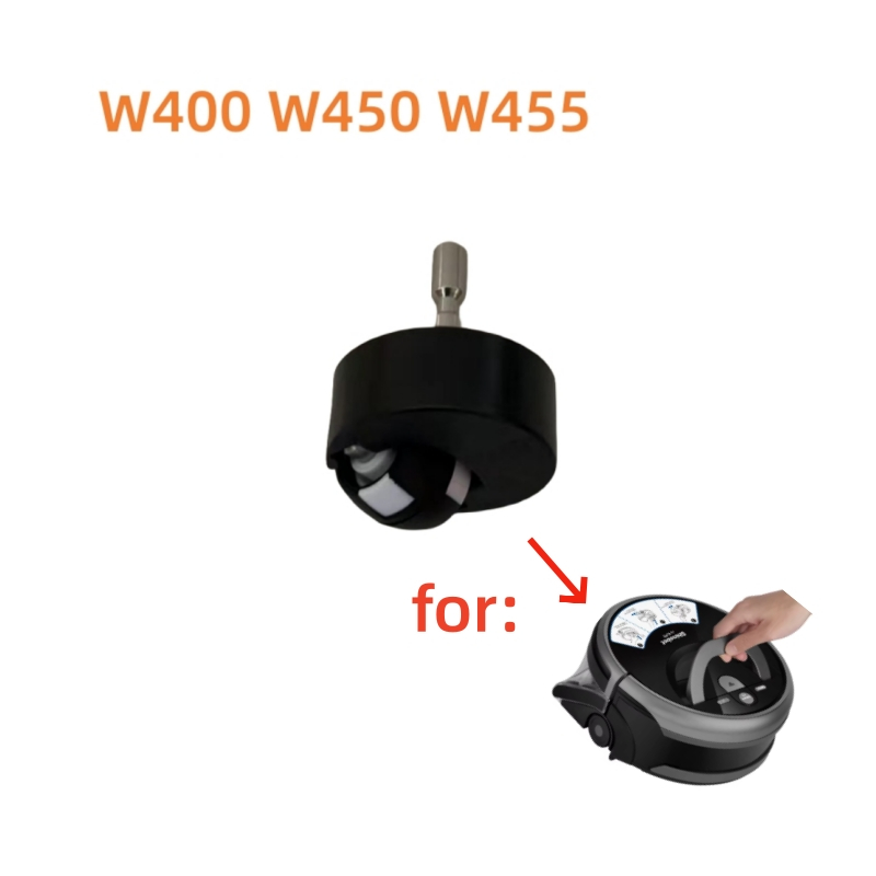 หุ่นยนต์ล้อประกอบล้อหน้าสําหรับ ZACO W400 W450 ILIFE W400 W450 W455 ชั้นซักผ้าหุ่นยนต์ทําความสะอาดชิ้นส่วนล้อ Universal ล้อหน้า