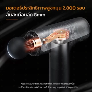 Philips Massage Gun PPM7325 เครื่องนวดกล้ามเนื้อ เครื่องนวดมือถือ ปืนนวดไฟฟ้า กล้ามเนื้อที่ไฟฟ้า