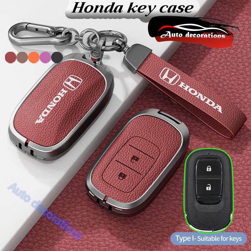 2021-2024 ฝาครอบกุญแจhonda Zinc Alloy สําหรับ Honda City/Hrv เคสกุญแจรถ Honda City/Hrv ฝาครอบกุญแจ 2