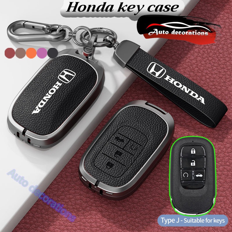 Honda CIVIC CRV ACCORD CIVIC FE ปลอกกุญแจ 4 ปุ่ม Honda CIVIC FE เคสกุญแจรถ พวงกุญแจฮอนด้า