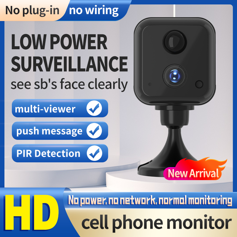 V360 pro 8MP กล้องขนาดเล็ก แบตเตอรี่ในตัว 4G SIM/WIFIกล้องวงจรปิดกลางคืนภาพสี เสียงสองทาง การบันทึกมุมกว้าง กล้องในร่ม
