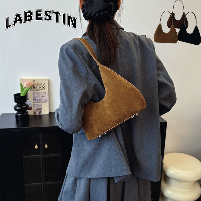 LABESTINสั่งซื้อด้านนอกย้อนยุคสบายๆเดินทางความจุขนาดใหญ่ของผู้หญิงใหม่กระเป๋าซอกกระเป๋าสะพายอินเทรนด์
