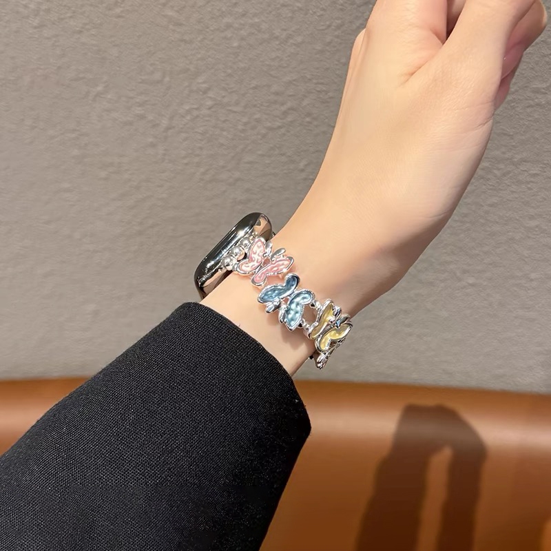 สายนาฬิกาโลหะสําหรับ ใช้กับ iwatch series 10 9 8 7 6 5 4 se 3 ใช้กับ Apple Watch Band 42 มม.46 มม.44 มม.40 มม.49 มม.45 มม.41 มม.38 มม.Ultra 49 มม.สายนาฬิกา
