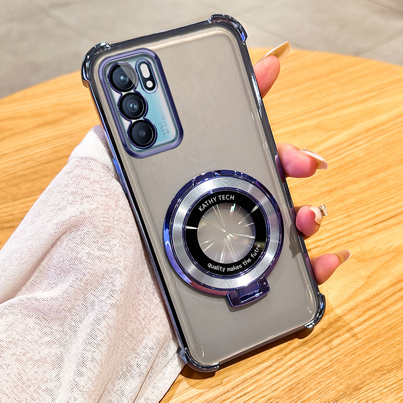 SAMSUNG วงเล็บสําหรับsamsung Note10 Plus Anti-fall Case Galaxy note 10 Pro 10 + แฟชั่นCreative Standsฝาครอบโทรศัพท์