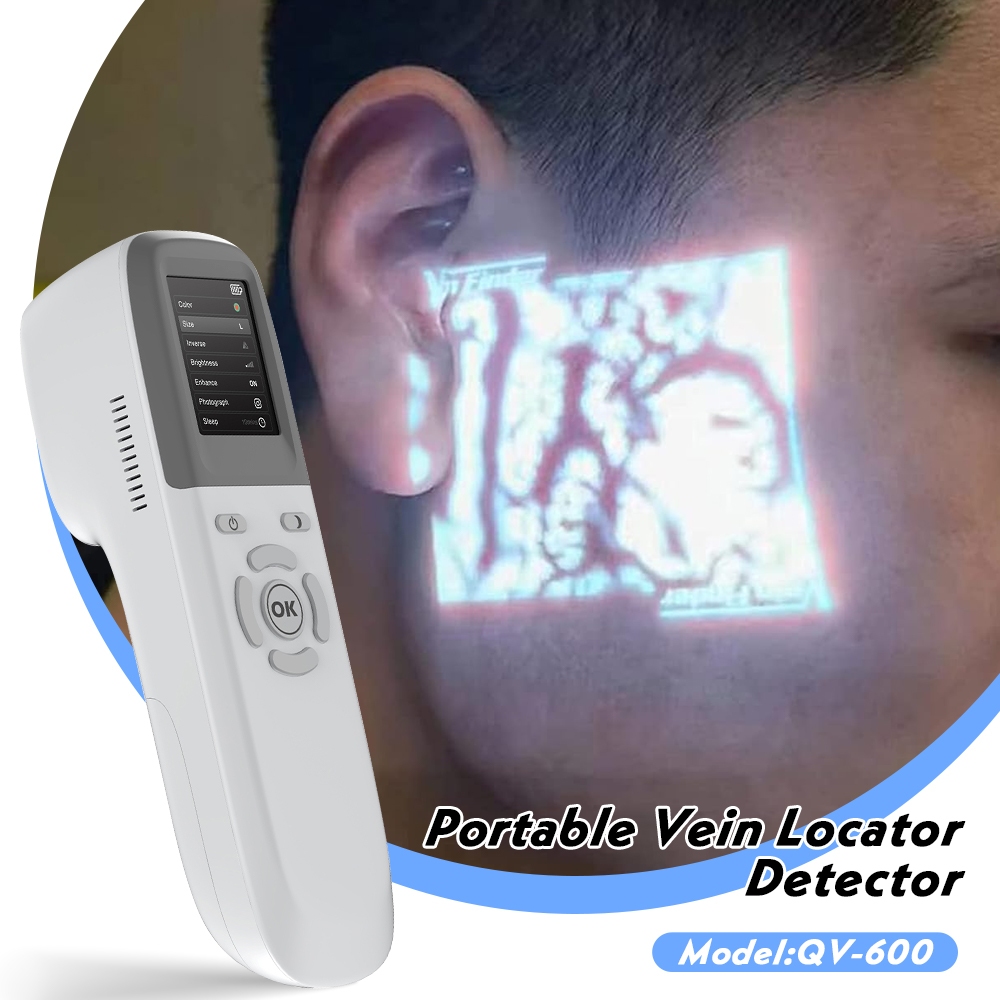 มือถือทางการแพทย์พยาบาลหลอดเลือดดํา Finder แบบพกพาเลือดเรือค้นหาเครื่องคลินิกที่มองเห็นได้อินฟราเรด 