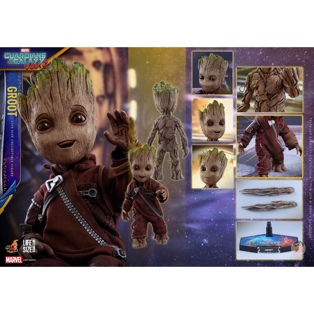 Hot Toys LMS004 GOTG Vol. 2 – Groot 1/1th Scale Collectible Figure