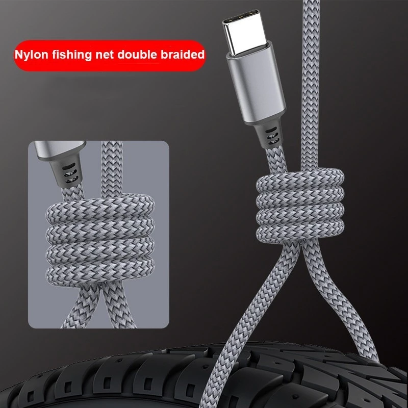 3m 5M 8M 60W ประเภท C ถึง Type C สาย PD Fast Charger USB C สายเคเบิลข้อมูลยาวสําหรับสมาร์ทโฟนแท็บเล็ตกล้อง Monitor thumbnail 4