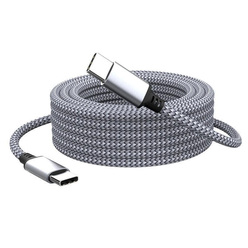 3m 5M 8M 60W ประเภท C ถึง Type C สาย PD Fast Charger USB C สายเคเบิลข้อมูลยาวสําหรับสมาร์ทโฟนแท็บเล็ตกล้อง Monitor thumbnail 7