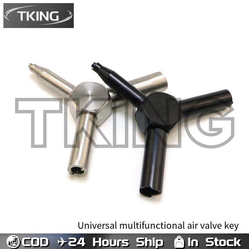 Tking P1/P4/N1/X1/2011/M/-1911 ทางเข้าวาล์วกุญแจถอดชิ้นส่วนประกอบเครื่องมือสามเหลี่ยมประแจวาล์วลมกุญแจสามเหลี่ยม MST ยูนิคอร์น g341911 เครื่องมือถอดประกอบ