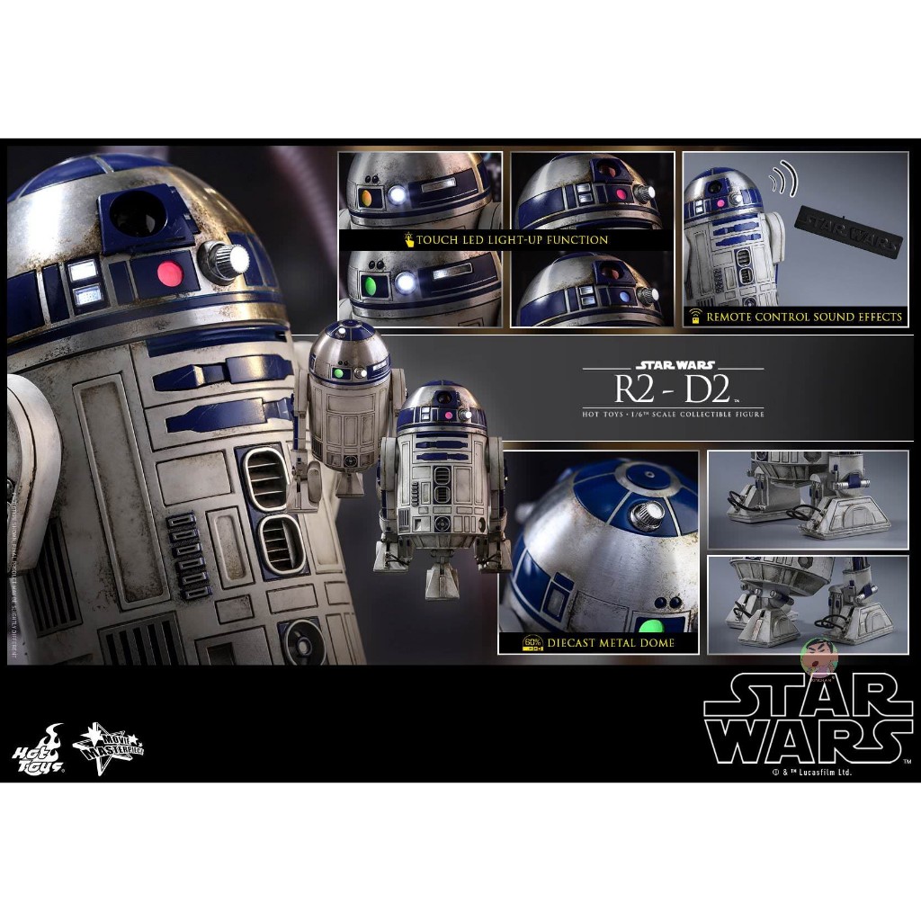 Hot Toys MMS408 Star Wars : The Force Awakens – R2-D2 1/6th Scale Collectible Figure