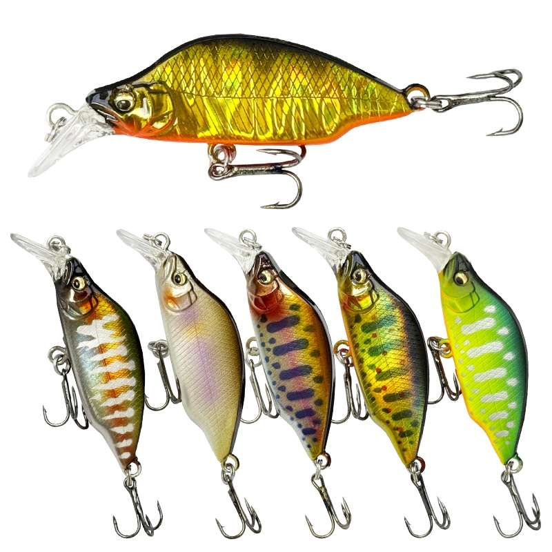 1 ชิ้น 45 มิลลิเมตร 3.8 กรัม Sinking Minnow เหยื่อตกปลา
